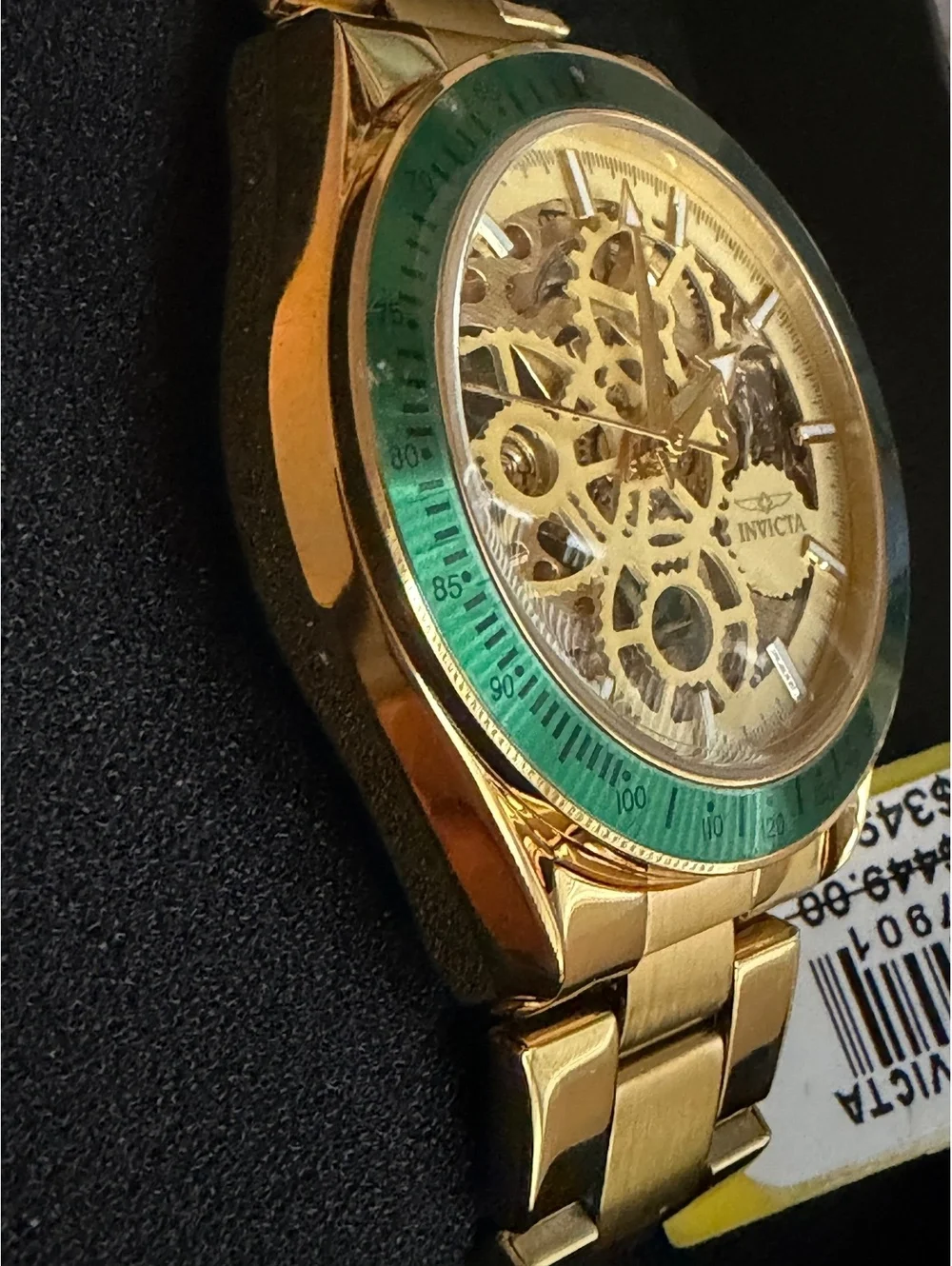 $349 INVICTA Automatic Objet D art excelsior skeleton dial watch 43mm